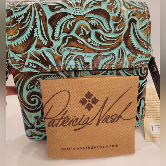 Patricia Nash Tooled Balluri Crossbody Bag - Picture 5 of 5